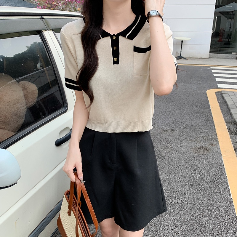 NRVP Áo Thun Tay Ngắn Dáng Ôm In Họa Tiết Độc Đáo Thời Trang Đường Phố Hàn Quốc Cho Nữ