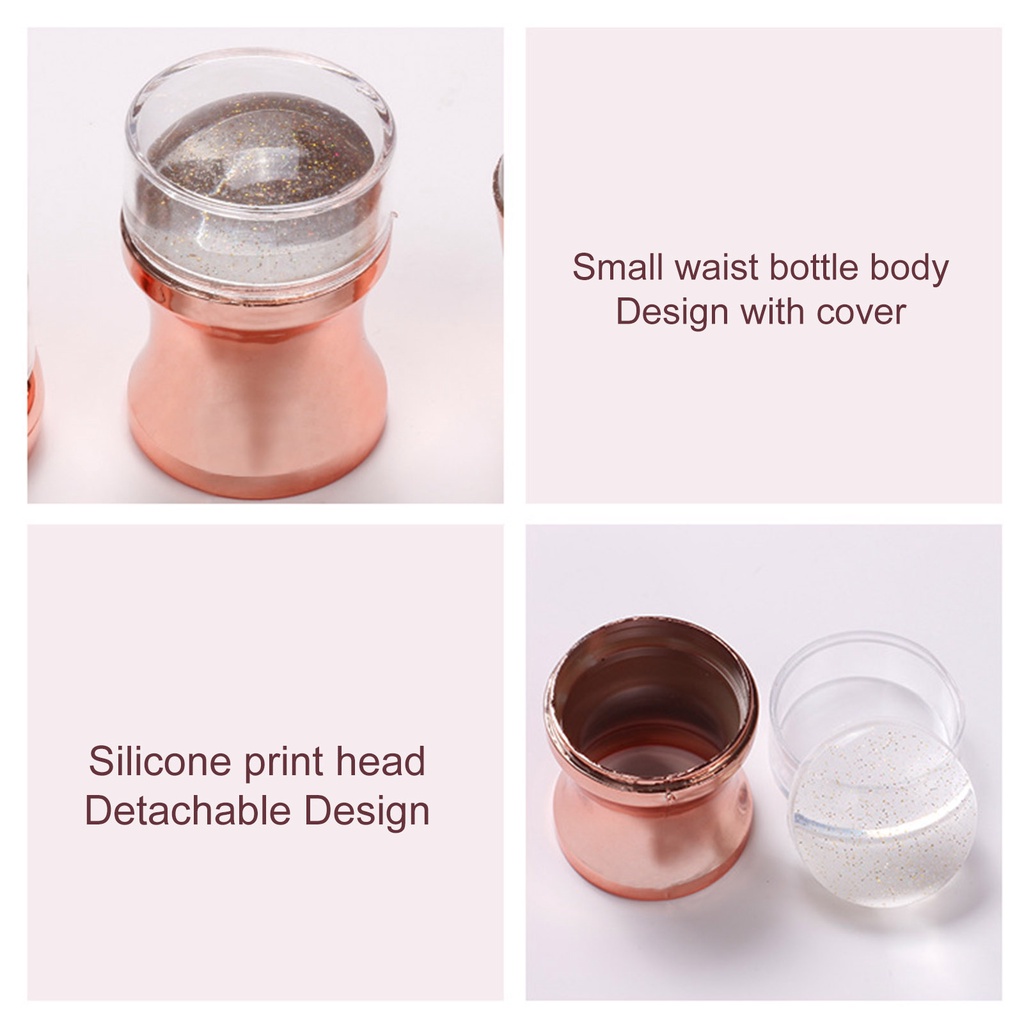 [beautymart] Dụng Cụ In Dấu Trang Trí Móng Tay Trong Suốt Không Biến Dạng Tốt