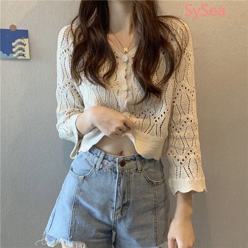 Áo Sơ Mi Chống Nắng Thiết Kế Tối Giản Thời Trang Pháp Cho Nữ