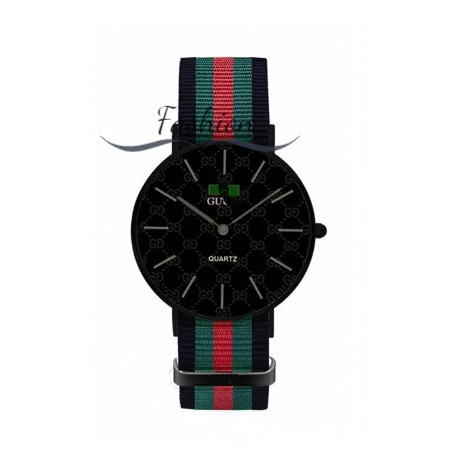 Đồng Hồ Đeo Tay GUCCI Dây Canvas Thiết Kế Đơn Giản Cho Nam Và Nữ