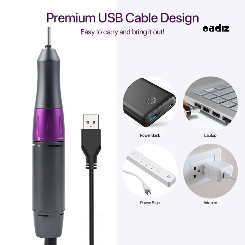 1 Bộ Dụng Cụ Bút Khoan Móng Tay Bằng Điện Tốc Độ Cao Tiết Kiệm Sức Khỏe Đa Năng Ít Tiếng Ồn Thân Thiện Với Môi Trường