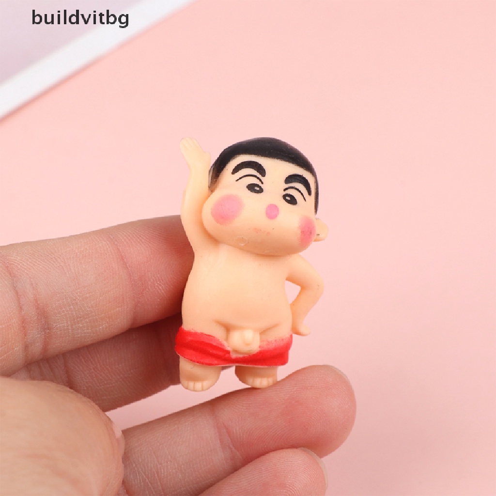 Bộ 4 Đồ trang trí Shin-Chan Dễ Thương Dùng Trang Trí Tiểu Cảnh / Xe Hơi