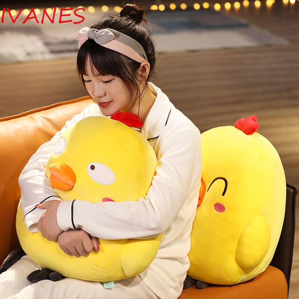 Thú Nhồi Bông Hình Chú Gà Con Màu Vàng Dễ Thương