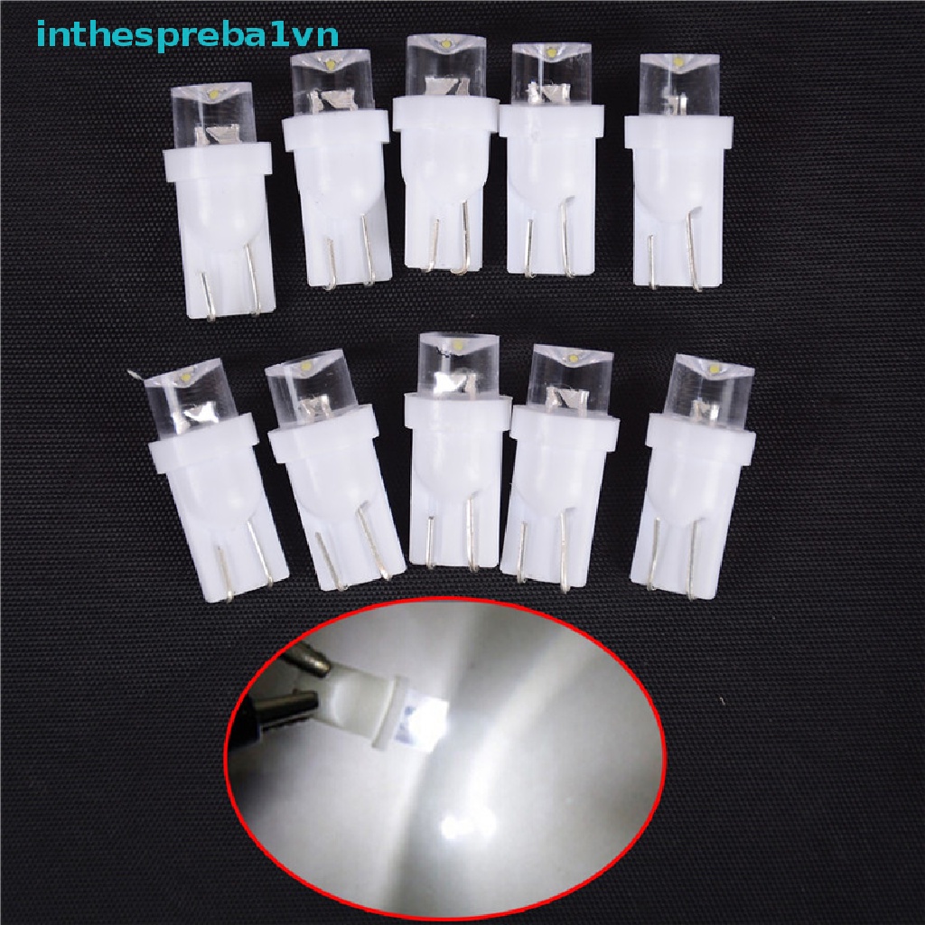 Set 10 Đèn LED Tự Động T10 1LED Chuyên Dụng Cho Xe Hơi