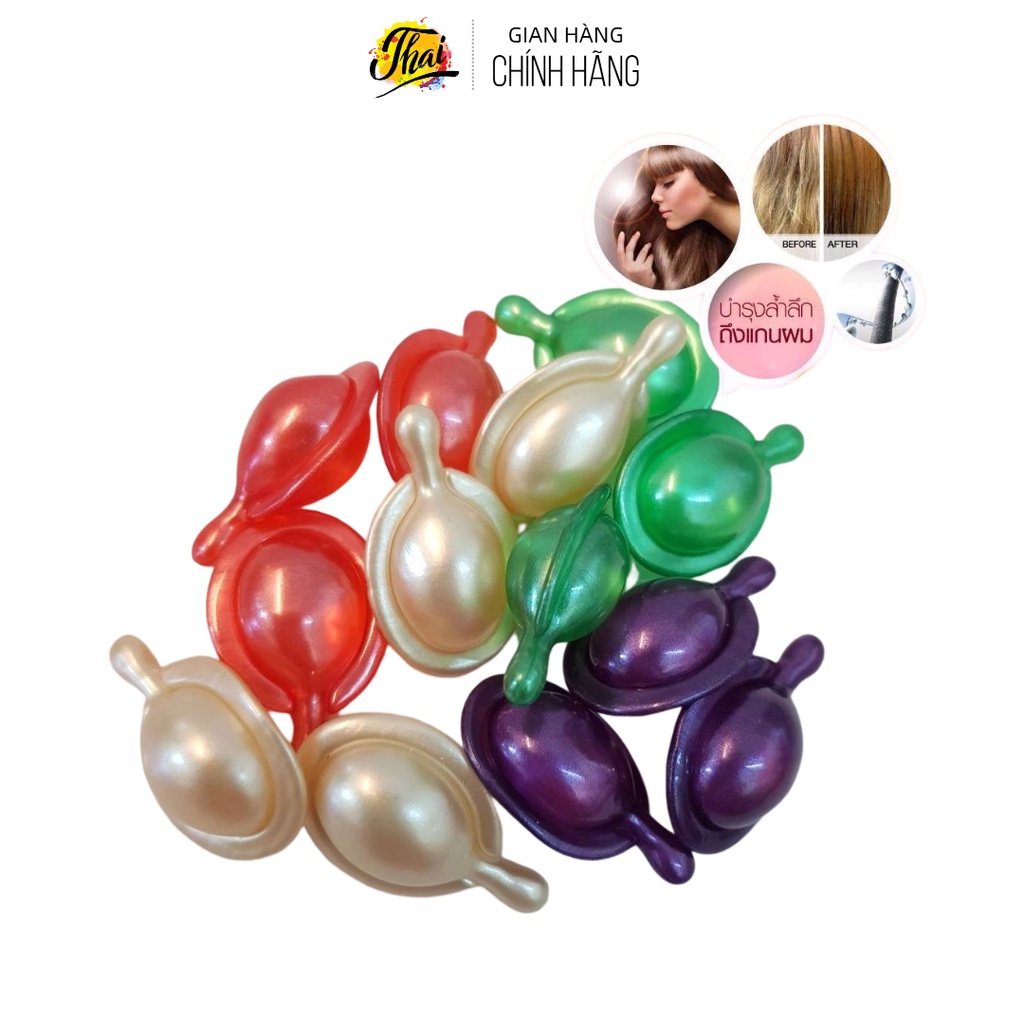 10 viên Serum ủ tóc bóng mượt Hair vitamin VQ Meinas Lotion Thái Lan