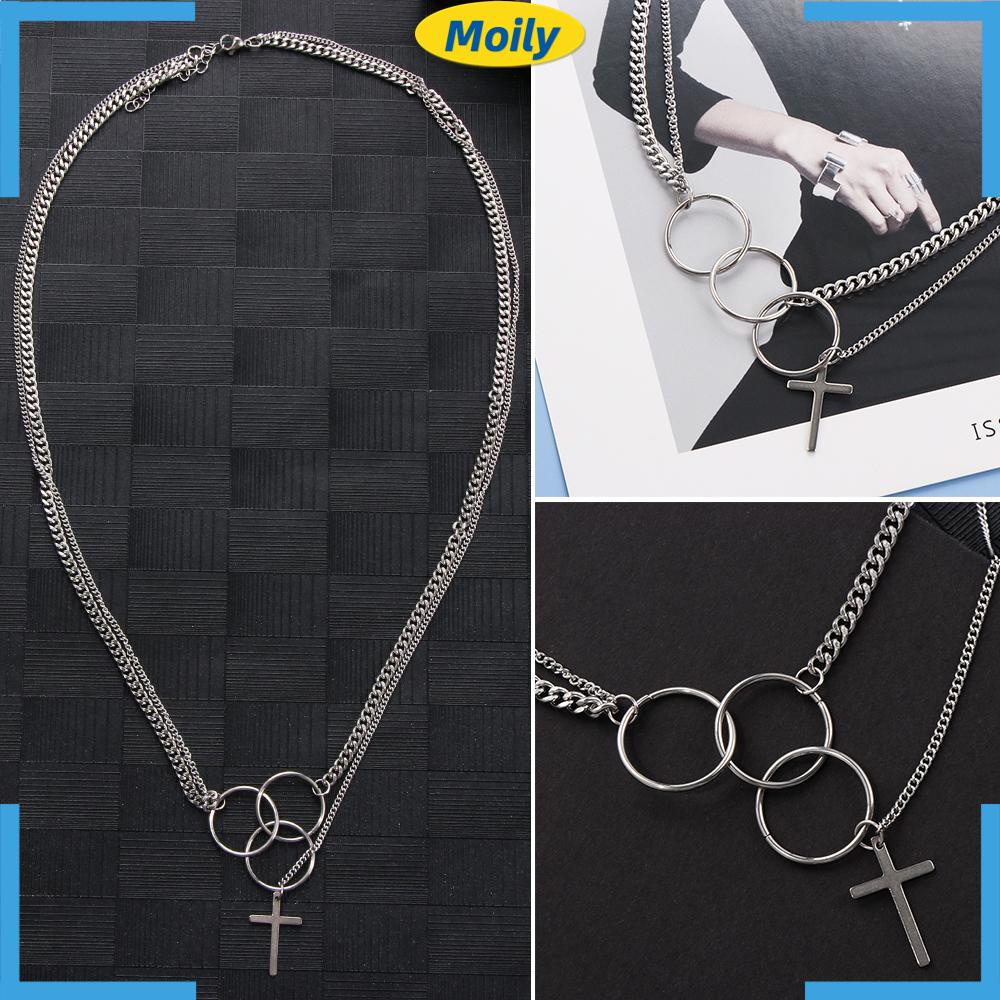 Vòng cổ mắt xích dài phong cách hip hop cho các bữa tiệc