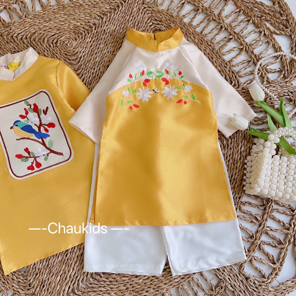 SALE ÁO DÀI CHO BÉ TRAI BÉ GÁI SIZE 10-18KG