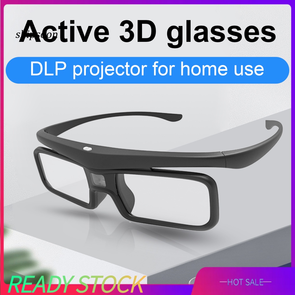 Kính 3D GetD GL1600 Dùng Xem Phim Trong Suốt Độ Phân Giải Cao Cho DLP LINK 3D