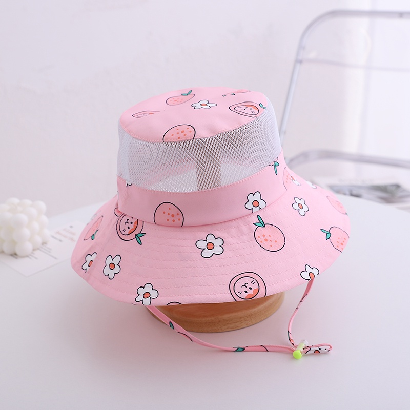 Mũ Tai Bèo Chống Nắng Tia UV Phối Lưới Mỏng Thời Trang Mùa Hè Cho Bé Trai