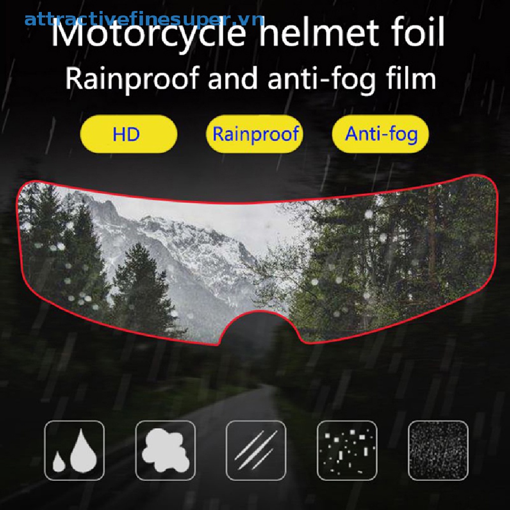 Afs Phim Dán Bảo Vệ Mũ Bảo Hiểm Chống Sương Mù Thông Dụng Cho Xe Máy