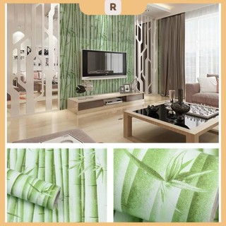 Decal dán tường rừng trúc lợt khổ 45cm (giá bán 1m)
