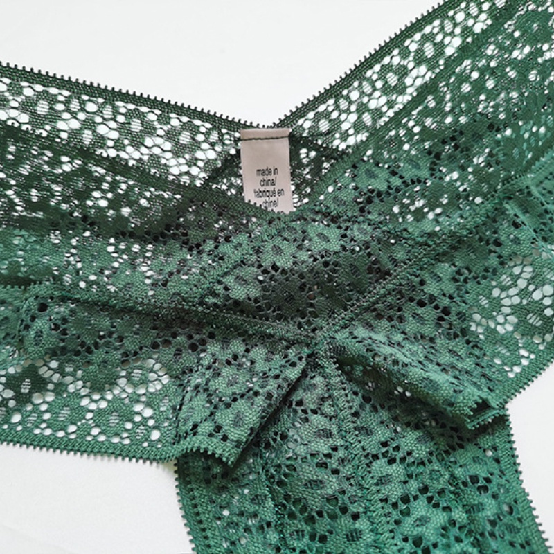 Quần Lót Ren Hoa Lưng Thấp Thiết Kế Quyến Rũ Cho Phái Nữ