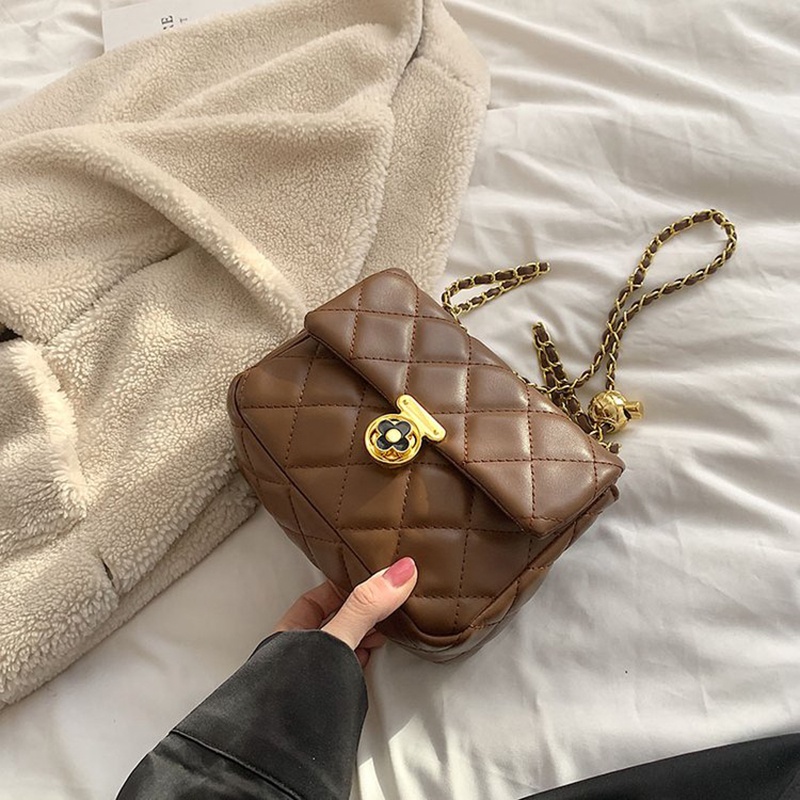 Túi Xách Dây Xích Đeo Vai Phong Cách harajuku Đơn Giản Cho Nữ