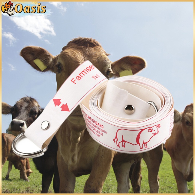 Thước Dây Đo Trọng Lượng Nhẹ Chống Thấm Nước Chống Rách Nhỏ Gọn Tiện Lợi Dành Cho Bò