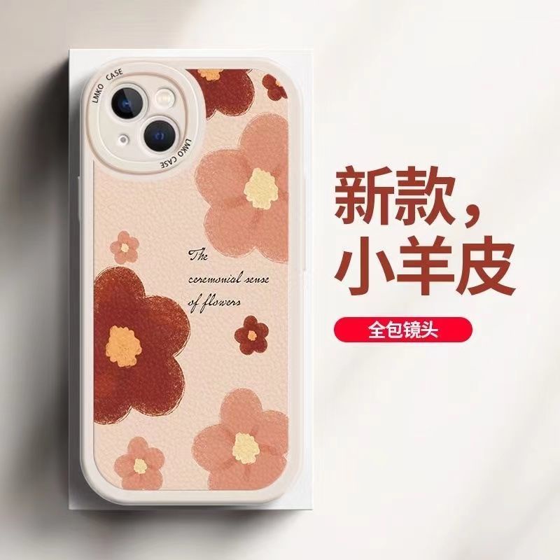 ✅Ốp Điện Thoại Mềm Chống Sốc In Họa Tiết Hoa Bảo Vệ Toàn Diện Cho iPhone 14 / 12promax 13 11 7 / 8Plus 9ZYV