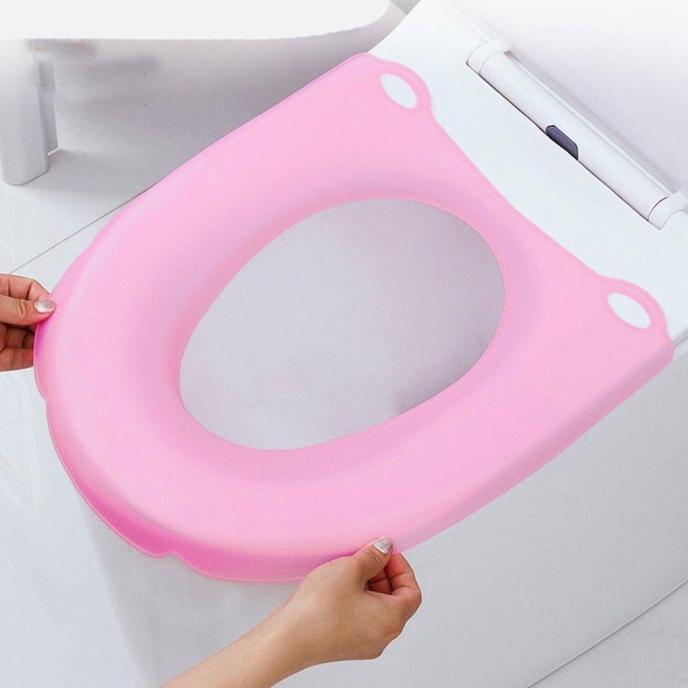 Miếng Lót Bồn Cầu Chất Liệu Silicon Mềm Chống Thấm Nước