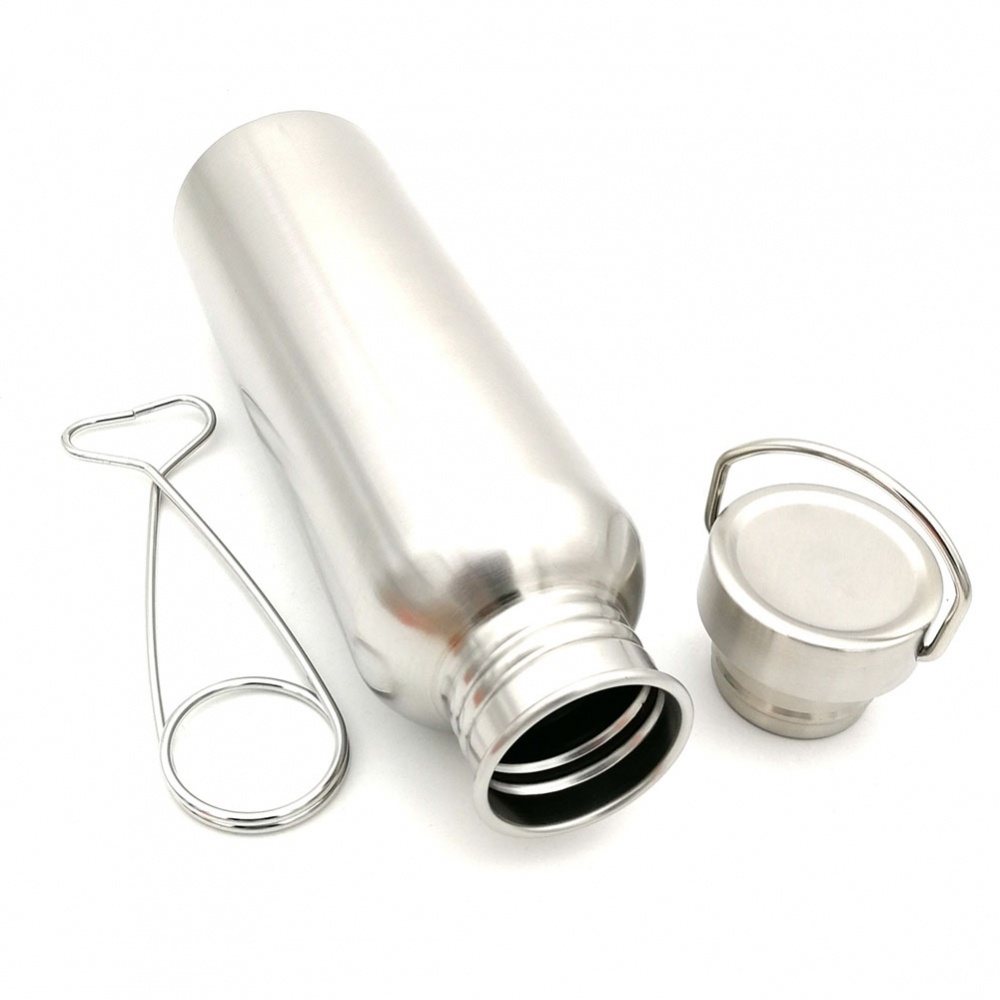 Bình Nước Bằng Thép Không Gỉ Có Móc Treo Tiện Dụng Cho Hoạt Động Ngoài Trời