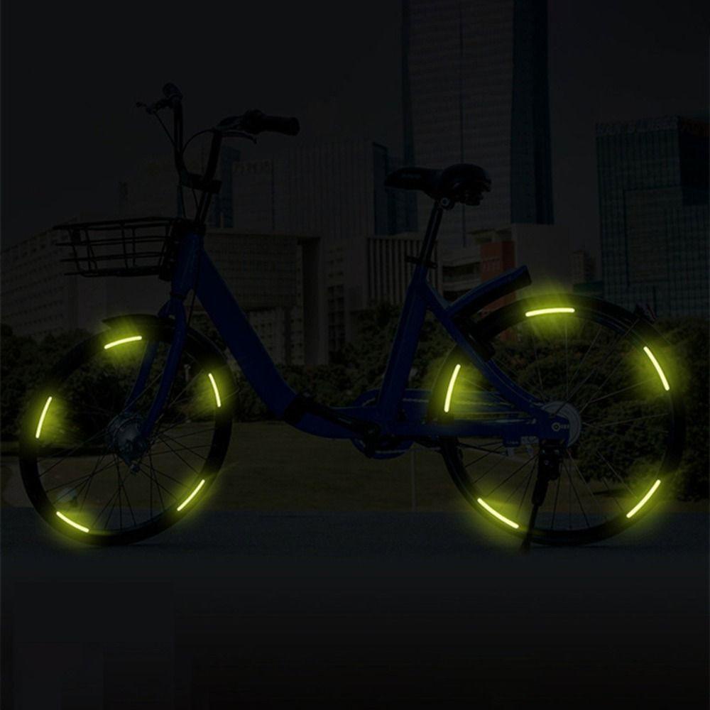 Bộ 80 Miếng Dán Phản Quang Cảnh Báo Trang Trí Trục Bánh Xe Hơi / Xe Đạp