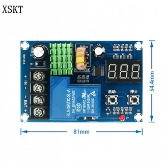 Vôn Kế xh-m604 18650 lithium dc 6-60v Sạc Pin Axit Chì li-ion 12v