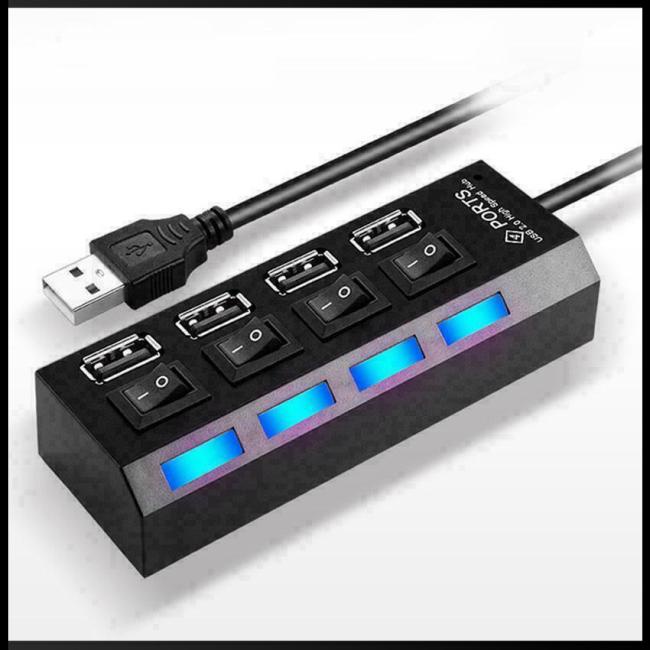 Bộ Chia 4 Cổng Usb 2.0 Tốc Độ Cao Cho Máy Tính