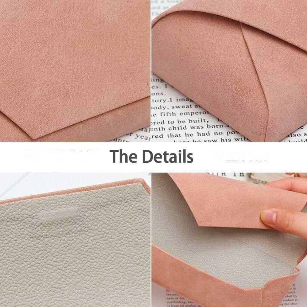 Hộp Đựng Mắt Kính Cầm Tay Bằng Da PU Có Khóa Cài Cho Nam Và Nữ Ốp