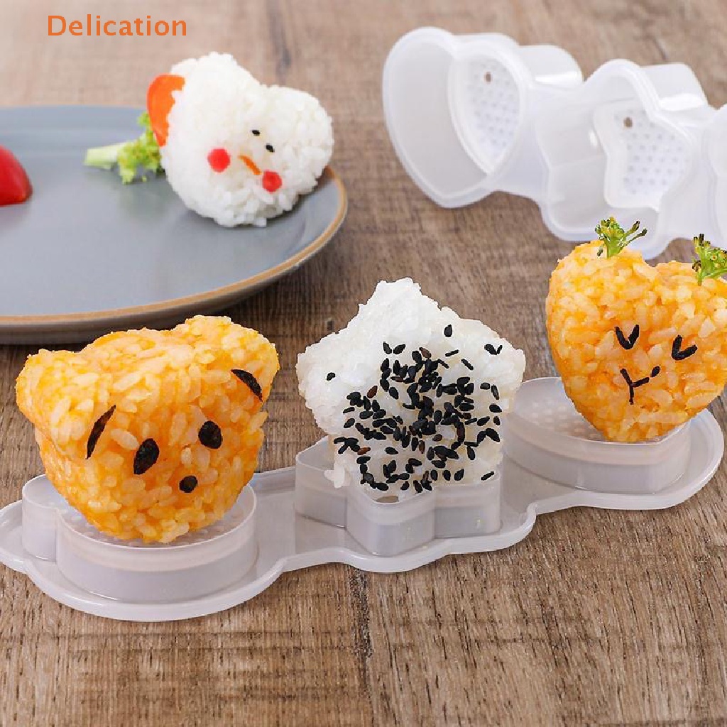 1 Khuôn Làm Cơm Nắm Hình Hoạt Hình Dễ Thương Tiện Dụng Cho Nhà Bếp