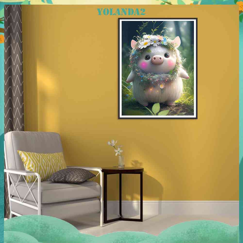 Tranh Đính Đá Kim Cương Toàn Bộ 5D DIY Hình Vẽ Cung Hoàng Đạo Trung Quốc Trang Trí