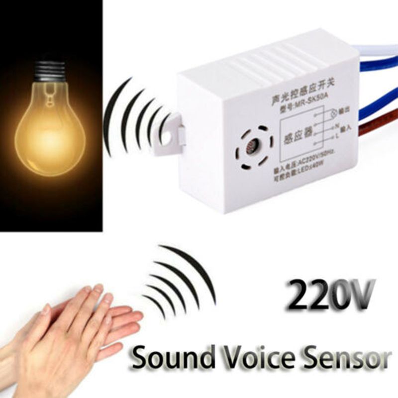 Coza Công Tắc Cảm Ứng Âm Thanh Đèn Led 1-40W Đèn Trần Công Tắc Đèn Cảm Biến Âm Thanh Thông Minh Tự Động Bật Tắt Cảm Biến Giọng Nói