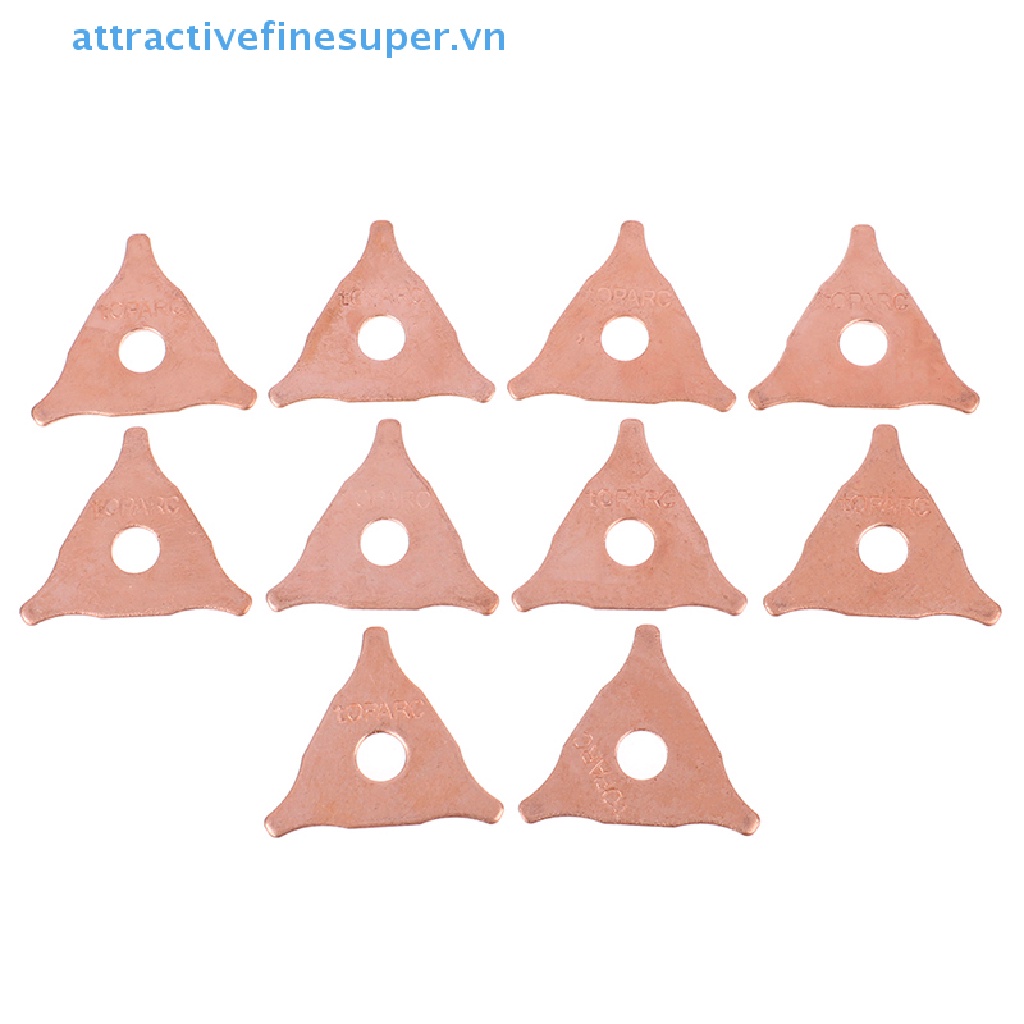 10 Miếng Đệm Vệ Sinh Vết Lõm Xe Hơi Hình Tam Giác