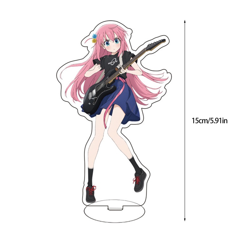 Anime Bocchi The Rock! Giá Đỡ Trưng Bày Quạt Để Bàn Chất Liệu Acrylic