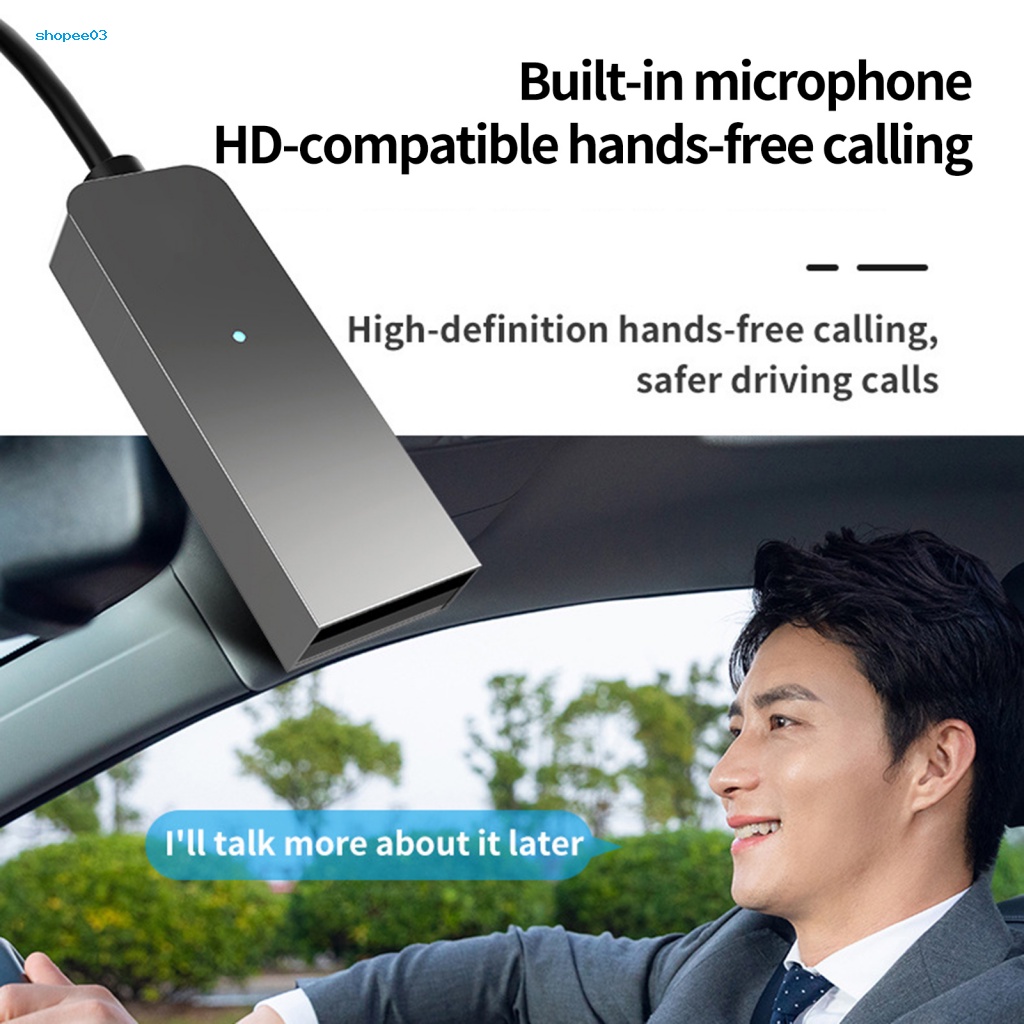 Thiết Bị Nhận Tín Hiệu Bluetooth 5.0 Không Dây Rảnh Tay Tiện Dụng