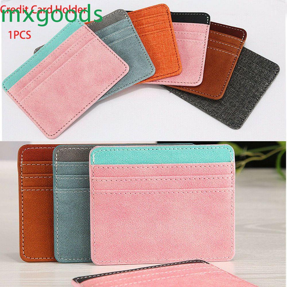 Ví Đựng Thẻ Bằng Da Pu Mỏng Nhỏ Gọn Thời Trang Cho Nam Và Nữ