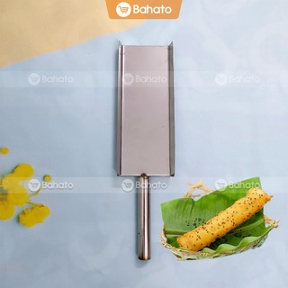 Khuôn làm bánh chuối chiên inox 21cm tiện dụng dễ sử dụng 