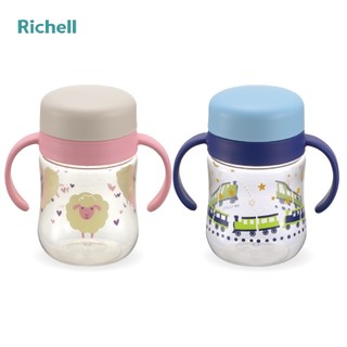 Bình tập uống Richell 360 độ Mugood, Bình uống nước cho bé - Baby Crab