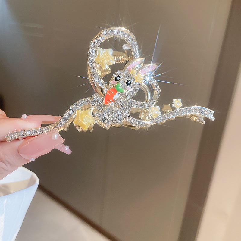 Kẹp Tóc Hình Cá Mập / Thỏ Thời Trang Cao Cấp Cho Nữ