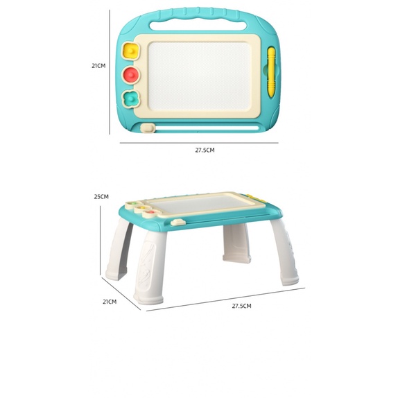 Bảng Vẽ Xóa Nam Châm Nhiều Màu Sắc Cho Bé 1-3 Tuổi