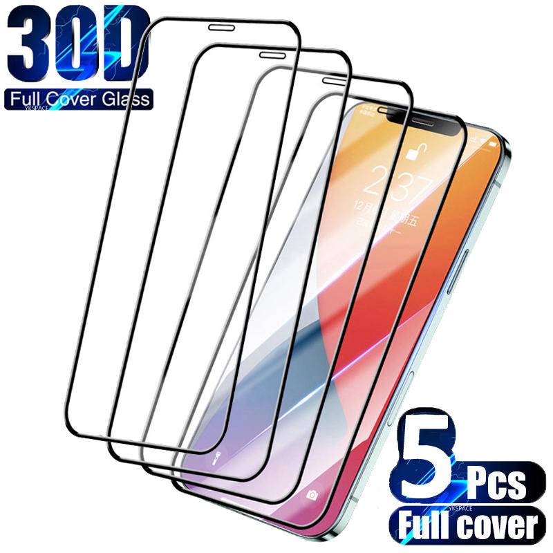 Set 5 Kính Cường Lực 9H Bảo Vệ Màn Hình Cho iPhone 14 13 12 11 Pro MAX Plus X XS MAX XR 7 8 6 6S Plus SE 2022 2020 14Plus 13Mini 12Mini