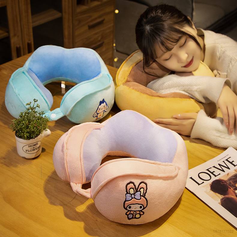 Gối Chữ U Hình Cinnamoroll Winnie Lotso Dễ Thương