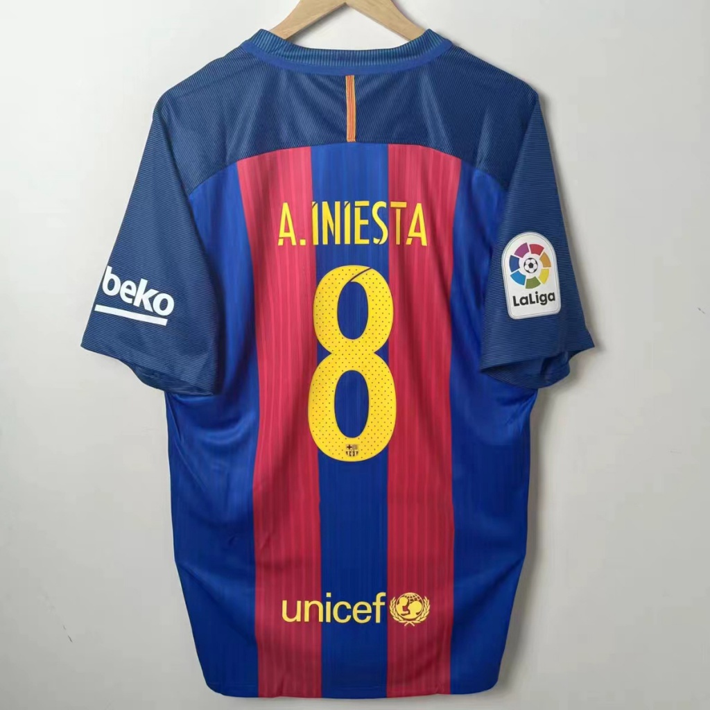 Áo Bóng Đá Đội Tuyển Barcelona Mùa Giải 2016 / 2017 15 / 16 Barca