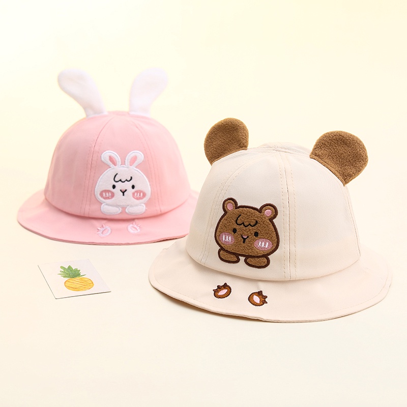 Mũ Bucket Chống Nắng Hoạ Tiết Động Vật Dễ Thương Xinh Xắn Dành Cho Bé