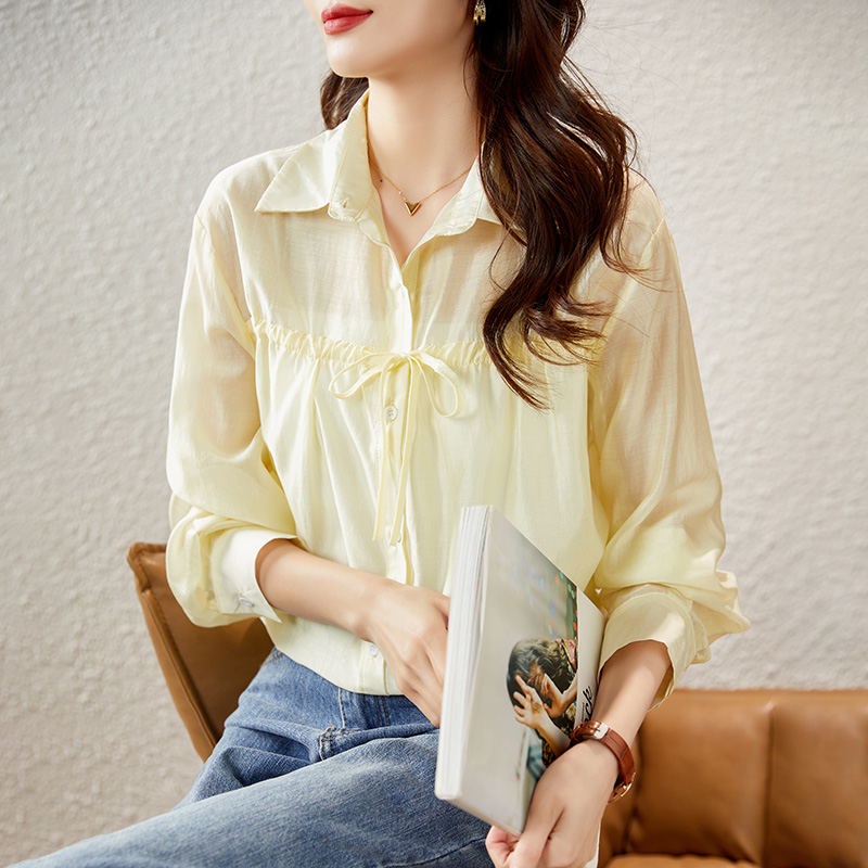 Áo Khoác Cardigan Chống Nắng Cột Dây Thời Trang Mùa Hè 2023 Mới