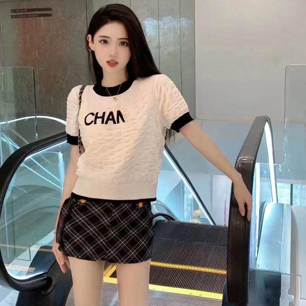 Áo Thun Tay Ngắn Cổ Tròn In Hình Thời Trang Cá Tính