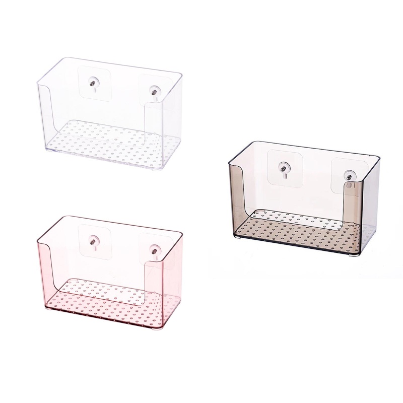 Kệ Đựng Đồ Dùng Bằng Nhựa Gắn Tường Tiện Dụng Cho Nhà Tắm