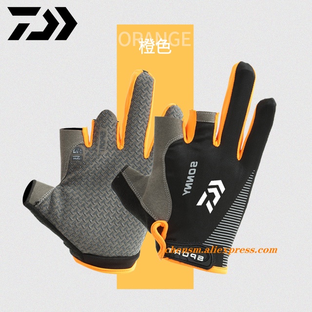 Găng Tay Daiwa Năm 2023 Bằng Cotton Chống Trượt Chống Nước Dùng Câu Cá / Leo Núi