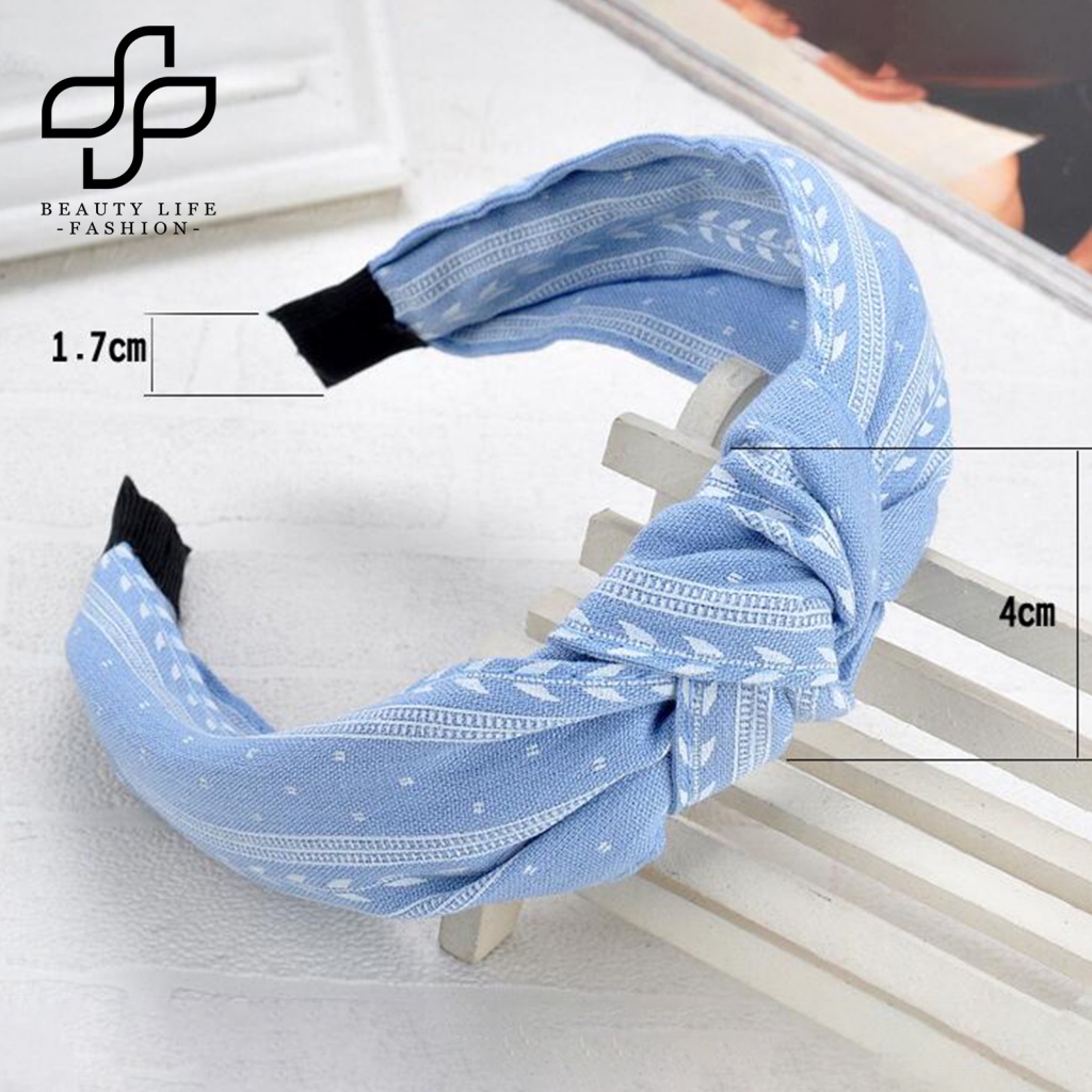 Băng Đô Thắt Nút Chéo Bằng Vải Thoải Mái Quyến Rũ Mặc Hàng Ngày