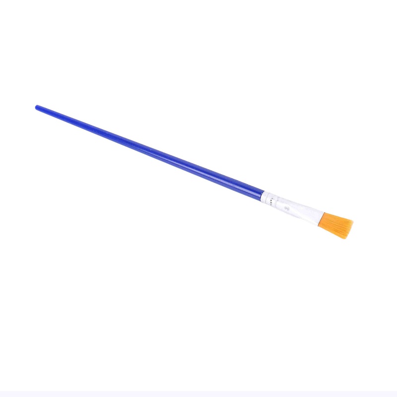 Set 100 Cọ Vẽ Tranh Màu Nước Acrylic Dầu Đầu Dẹt Cỡ Lớn Cho Trẻ Em / Người Lớn