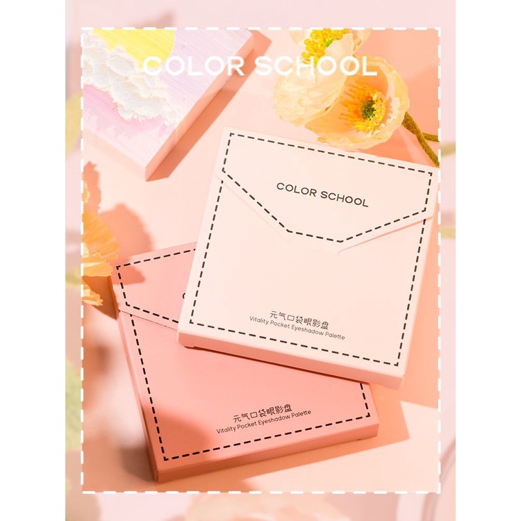 Bảng Phấn Mắt Trang Điểm 9 Ô Color School Vitality Pocket Eyeshadow Palette