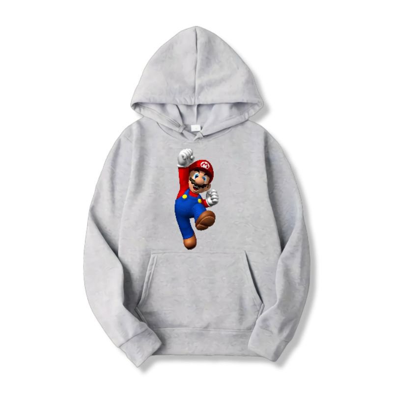 Áo Khoác Hoodie / Áo Khoác / Áo sweater / Áo sweater / Vải Chất Liệu Dày Dặn Thoải Mái / Hình Super Mario Bross / ages 2-19 Tuổi