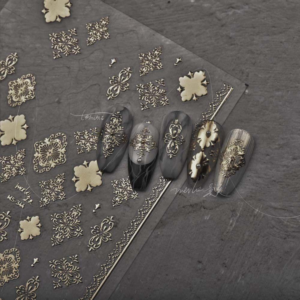 Miếng Dán Móng Tay Phong Cách Bohemian Dành Cho Nữ|Phụ Kiện Trang Trí Móng Tay Hình Mặt Trăng Phong Cách Bohemia