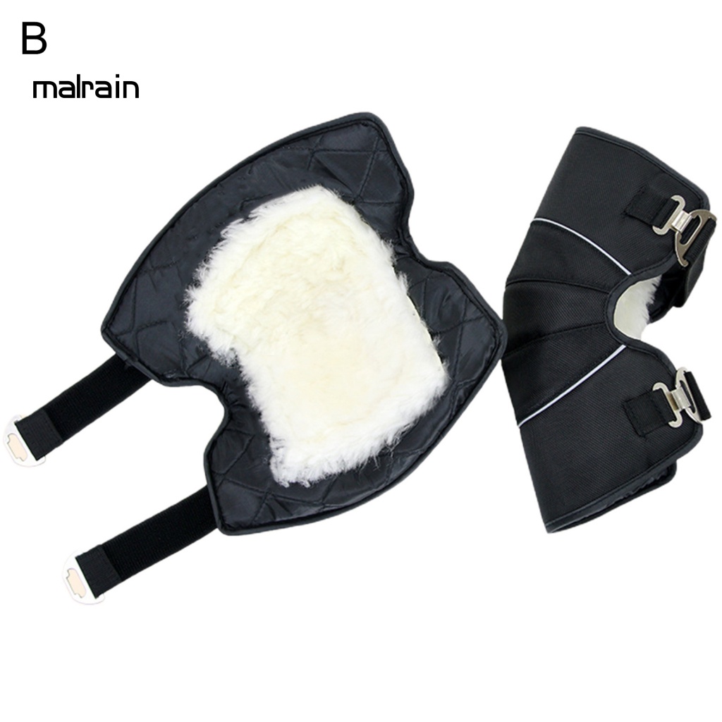 1 Cặp Đệm Bảo Vệ Đầu Gối Giữ Ấm Chống Gió Có Thể Điều Chỉnh Dùng Khi Lái Xe Máy